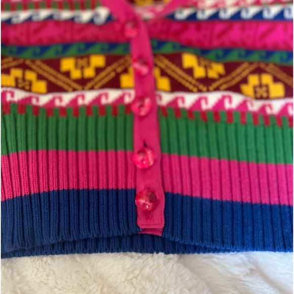 VINTAGE BETSEY JOHNSON CARDIGAN SWEATER SIZE LARGE - Picture 6 of 8